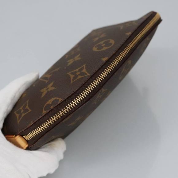LOUIS VUITTON Monogram Pochette Cosmetic PM Cosmetic Pouch M47515 LV Auth ac3372 - Picture 5 of 16